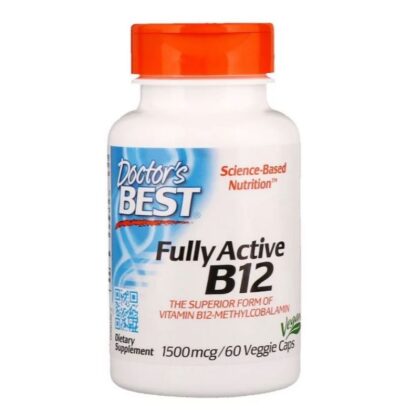 Doctor's Best Fully 1 B12 1500mcg - 60 Veggie Capsules