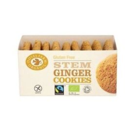 Doves Farm Organic Gluten Free Vegan Cookies 150g Stem Ginger