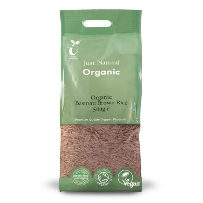 Just Natural Organic Basmati Brown Rice 500g