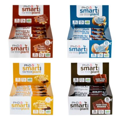 PhD Smart Plant Bar Box 12 Bars 64g All Flavours