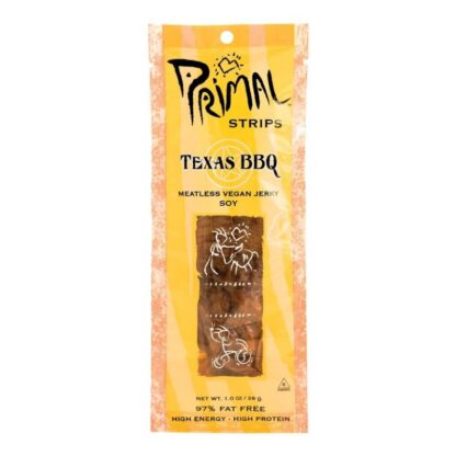 Primal Spirit Vegan Jerky Strip 28g Texas BBQ