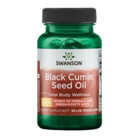 Swanson Black Cumin Seed Oil 60 Veg Caps