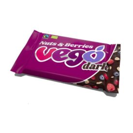 Vego Dark Nuts & Berries Chocolate Bar 85g