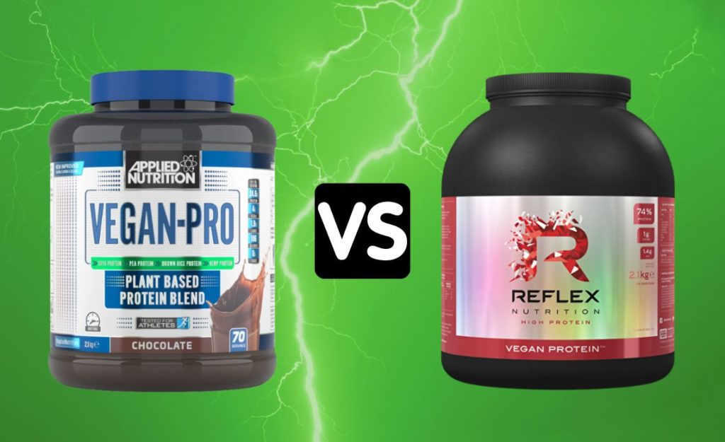 APPLIED NUTRITION VEGAN-PRO VS REFLEX VEGAN PROTEIN