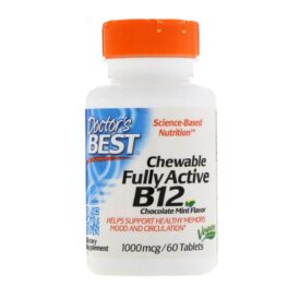 Doctor's Best Fully Active Chewable B12 1000mcg - 60 Tablets