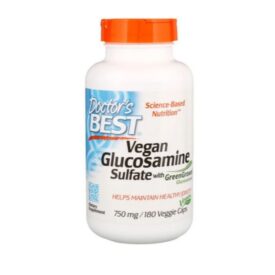 Doctor's Best Vegan Glucosamine Sulfate 750mg - 180 Veggie Capsules