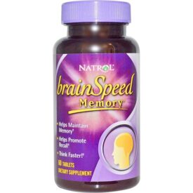Natrol Brain Speed Memory 60 Vegetarian Tablets