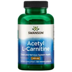 Swanson Acetyl L-Carnitine 500mg 100 Veggie Capsules