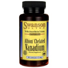 Swanson Albion Chelated Vanadium 5mg 60 Capsules