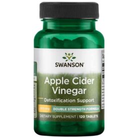 Swanson Apple Cider Vinegar Double Strength 200mg 120 Tablets