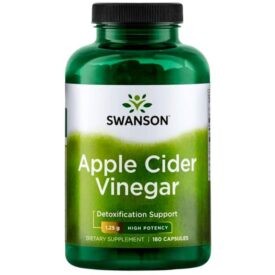 Swanson Apple Cider Vinegar High Potency 1.25g 180 Caps