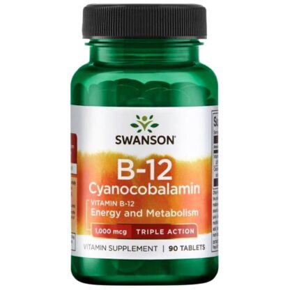 Swanson B-12 Triple Action 1000mcg 90 Tablets