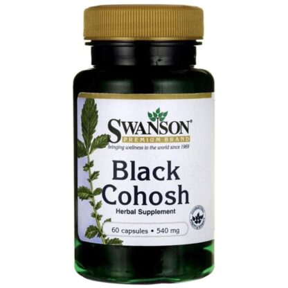 Swanson Black Cohosh 540mg, 60 caps