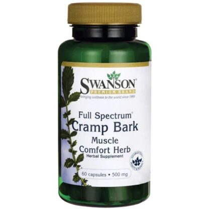 Swanson Cramp Bark 500mg 60 Capsules