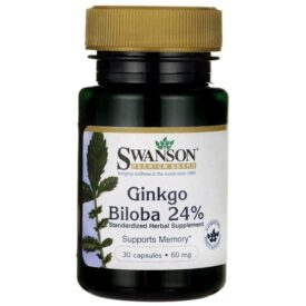 Swanson Ginkgo Biloba 60mg 30 Caps