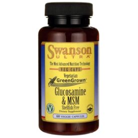 Swanson Glucosamine & MSM 60 Vegetarian Capsules