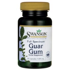 Swanson Guar Gum Full Spectrum 400mg 60 Capsules