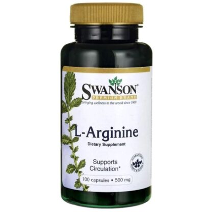 Swanson L-Arginine 500mg 100 Capsules