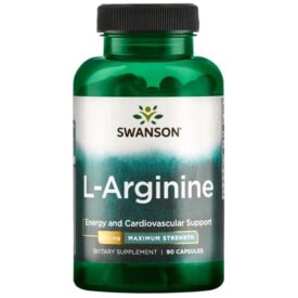 Swanson L-Arginine 850mg Super Strength 90 Capsules