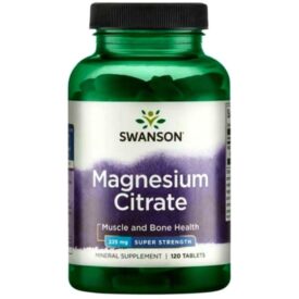 Swanson Magnesium Citrate Super Strength 225mcg 120 capsules