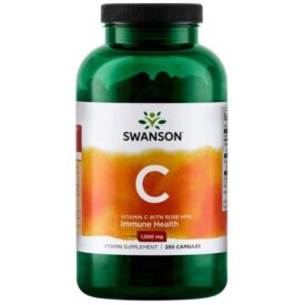 Swanson Vitamin C with Rose Hips 1,000mg 250 capsules