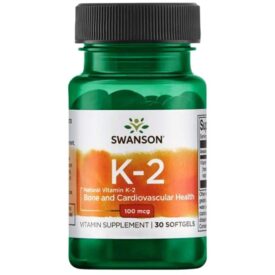Swanson Vitamin K-2 100mcg 30 Softgels