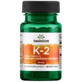 Swanson Vitamin K/2 50mcg 30 Softgels