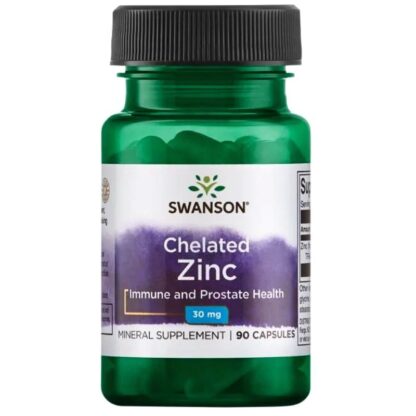 Swanson Zinc Chelated 30mg 90 Caps