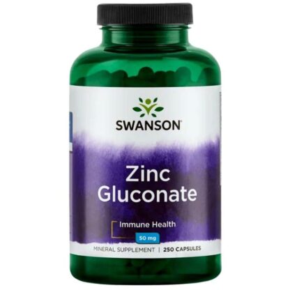 Swanson Zinc Gluconate 50mg 250 Caps