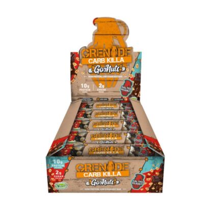 Grenade Carb Killa Go Nuts 15 x 40g Box Salted Peanut