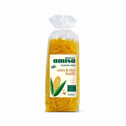Amisa Organic Gluten Free Corn & Rice Fusilli 500g