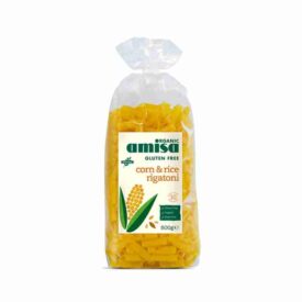Amisa | Organic Gluten Free Corn & Rice Rigatoni 500g
