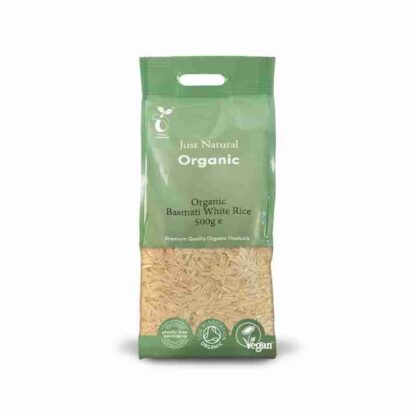 Just Natural Organic Basmati White Rice 500g
