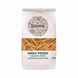 Biona Organic Spelt White Penne Pasta-500g