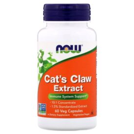 NOW Supplements Cat's Claw Extract (60 Veggie Caps)