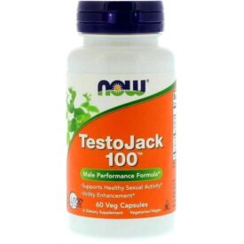 NOW Supplements TestoJack 100 (60 Veggie Capsules)