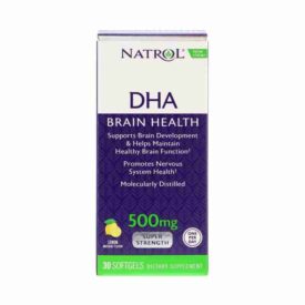 Natrol DHA Super Strength 500mg 30 Softgels - Lemon flavour