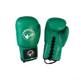Ironman Green Leather Boxing Gloves