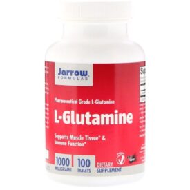 Jarrow Formulas L-Glutamine 100 tablets