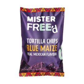 Mister Free'd Tortilla Chips Blue Maize, Real Mexican Flavour 135g