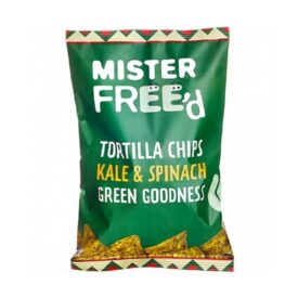 Mister Free'd Vegan Tortilla Chips 135g-Kale & Spinach