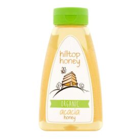 Organic Acacia Hilltop Honey 370g Bottle