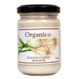 Organico Italian Garlic Spread & Dip 140g (Vegan, Gluten-Free )