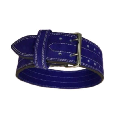 SSS 10mm Powerlifting Belt Double Prong Blue