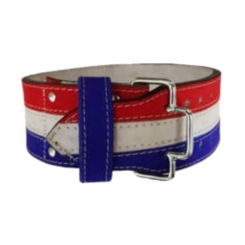 SSS 10mm Powerlifting Quick Release Prong Belt (Red/White/Blue)