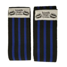 SSS Knee Wraps Heavy Duty Black-Blue