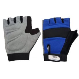 SSS Nylon Weight Lifting Gloves Blue-Black-Grey