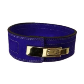 SSS Weightlifting Lever Belt Suede Leather (Blue)