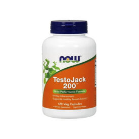 NOW Supplements TestoJack 200 (120 Veggie Capsules)
